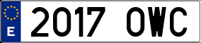 Truck License Plate